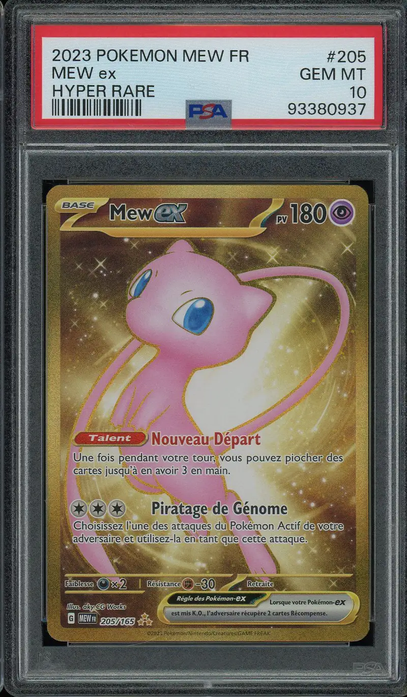 PSA 10 Mew Ex Gold