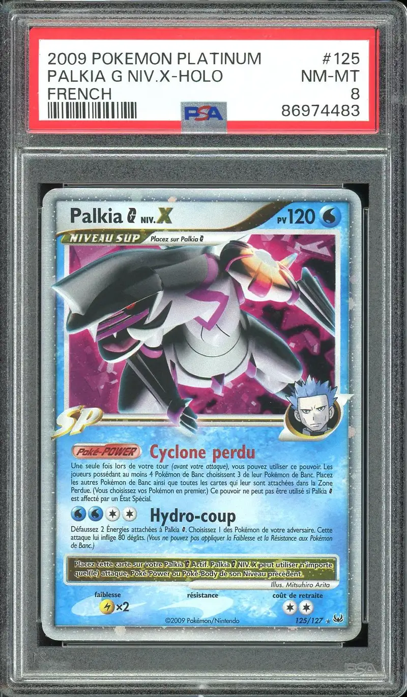 PSA 8 Palkia G Niv. X