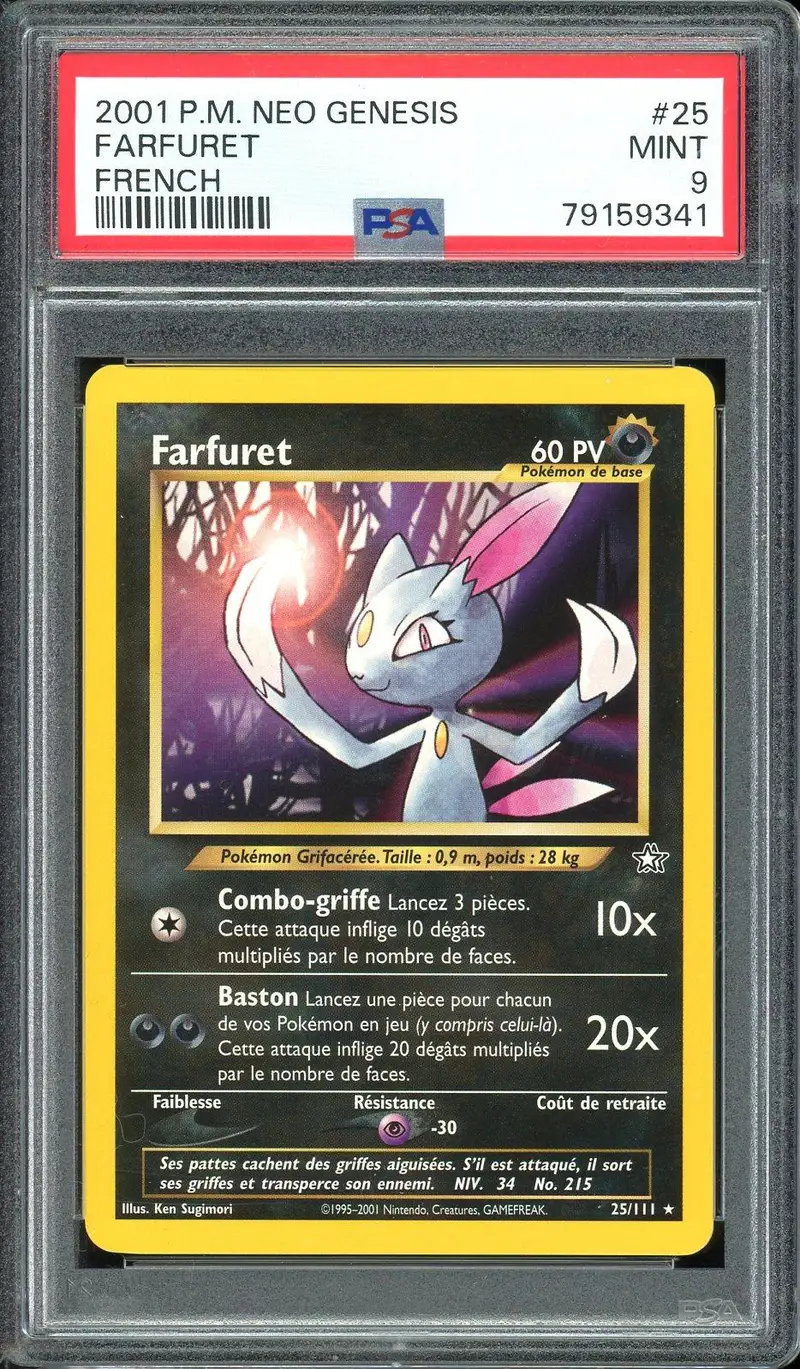 PSA 9 Farfuret