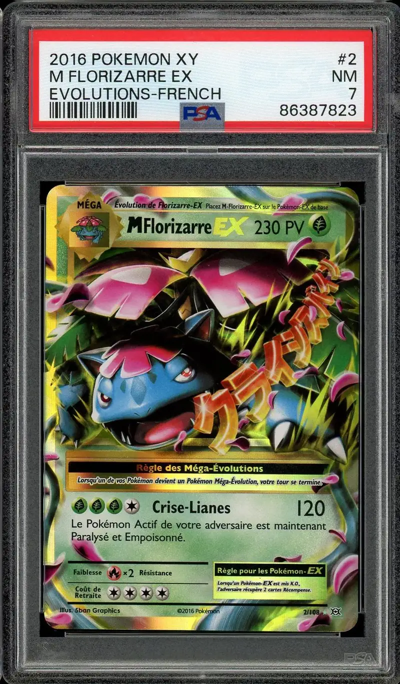 PSA 7 Méga Florizarre Ex