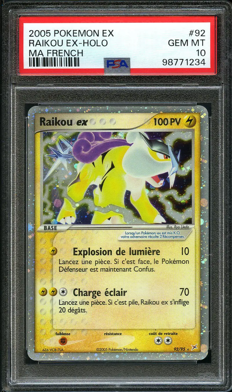 PSA 10 Raikou Ex
