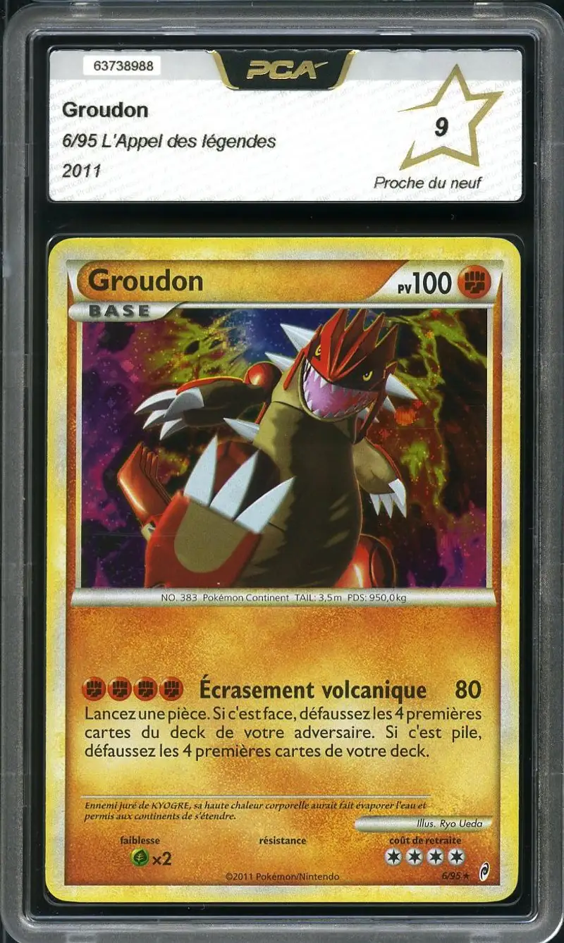 PCA 9 Groudon Holo