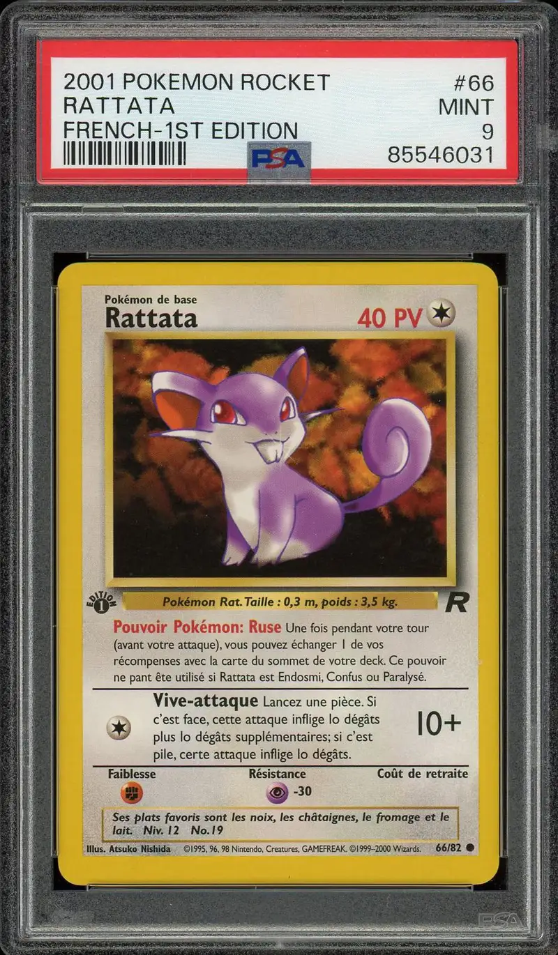 PSA 9 Rattata