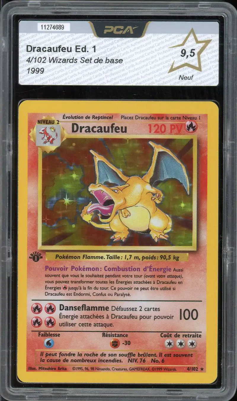 PCA 9.5 Dracaufeu Holo