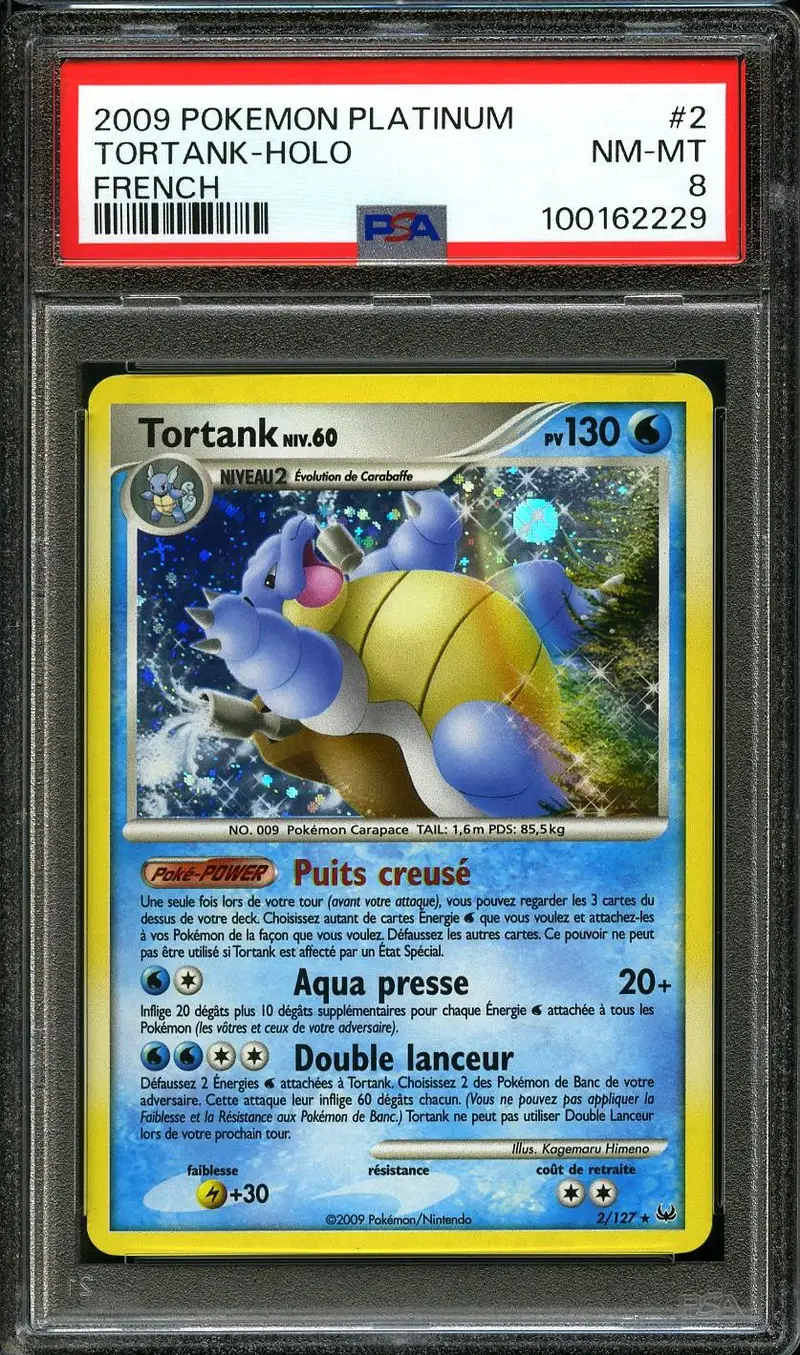 PSA 8 Tortank Holo