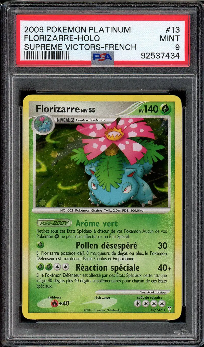 PSA 9 Florizarre Holo