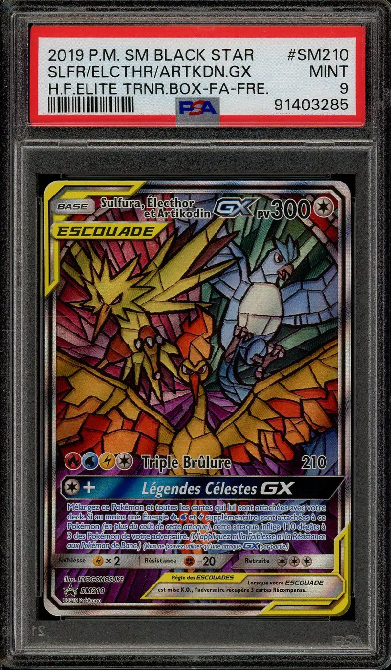 PSA 9 Sulfura, Électhor et Artikodin Gx