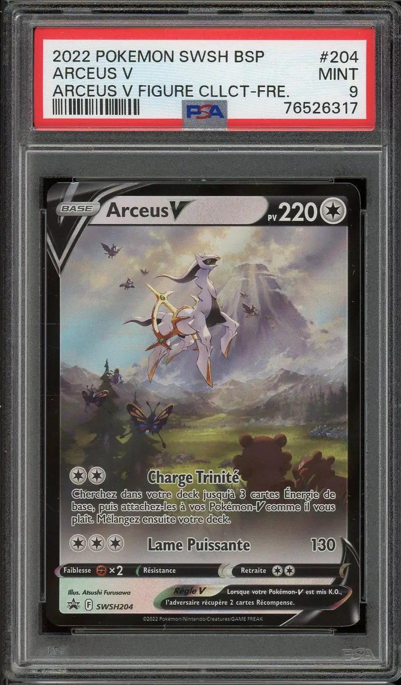 PSA 9 Arceus V