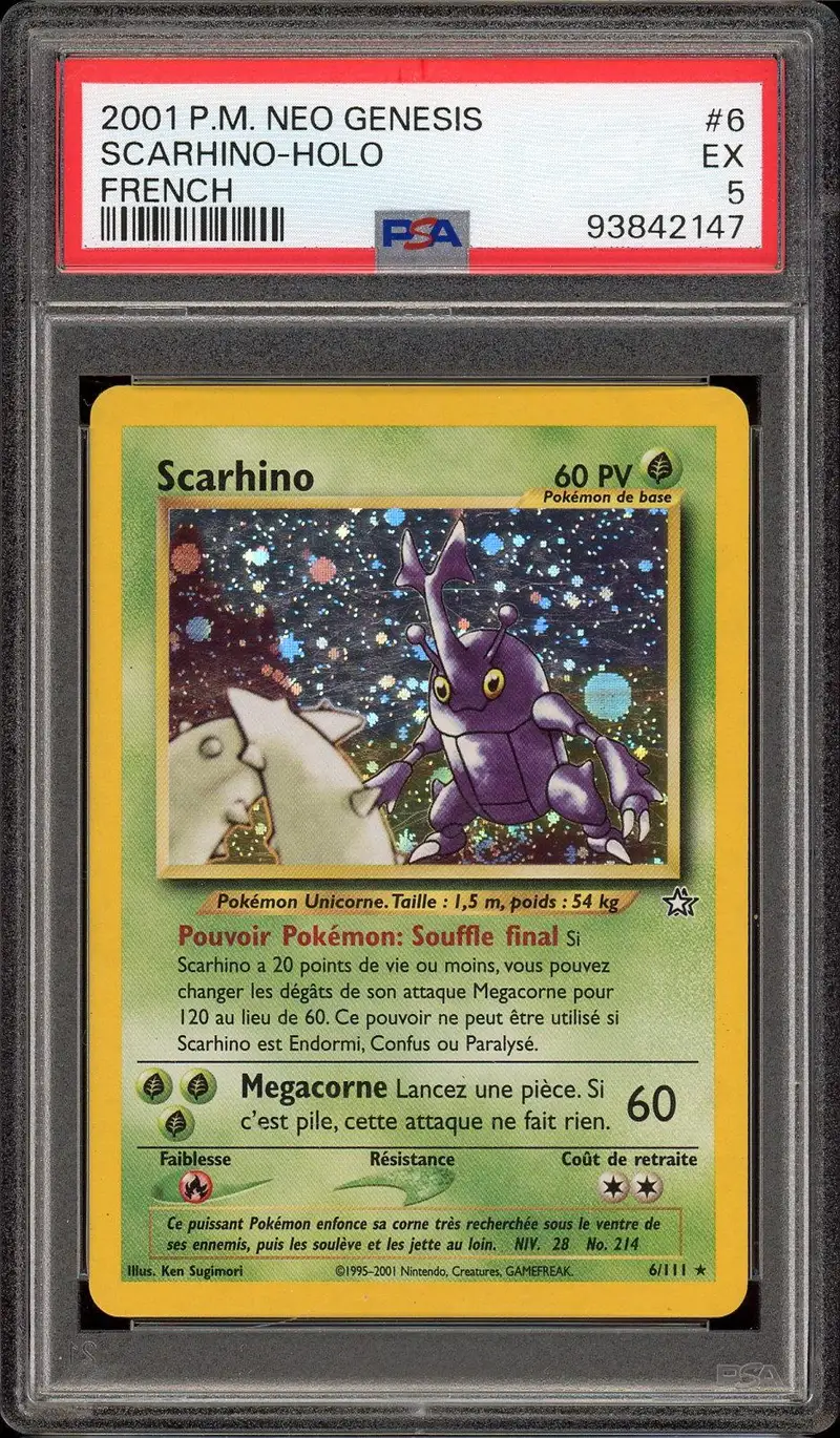 PSA 5 Scarhino Holo