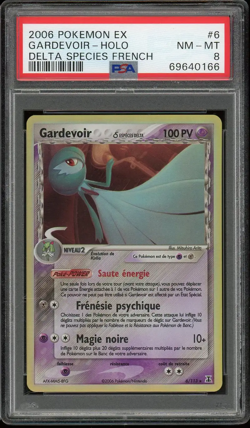 PSA 8 Gardevoir Holo