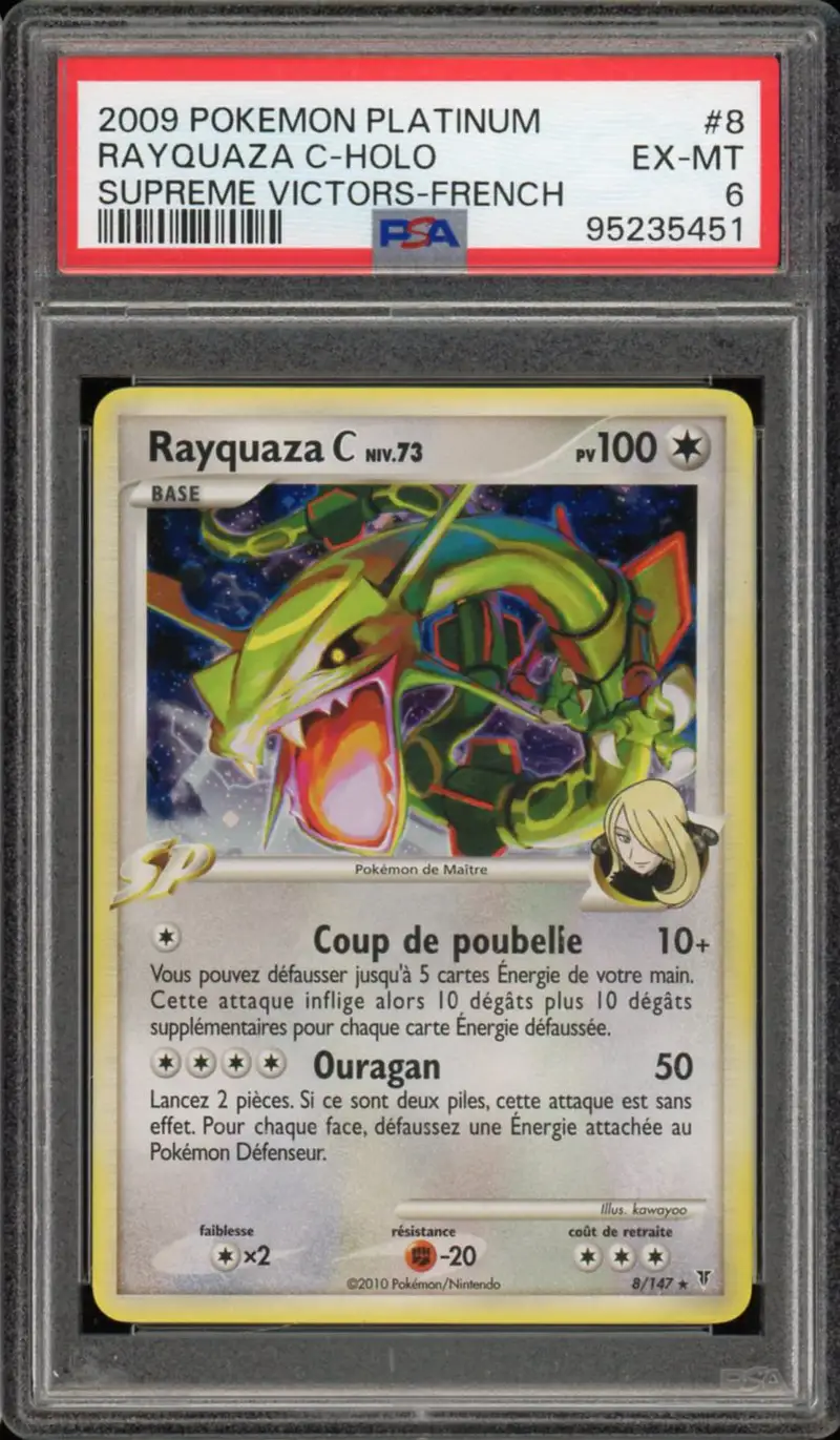 PSA 6 Rayquaza C Holo