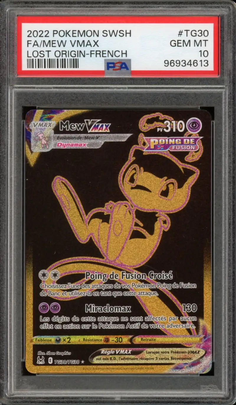 PSA 10 Mew VMax Gold