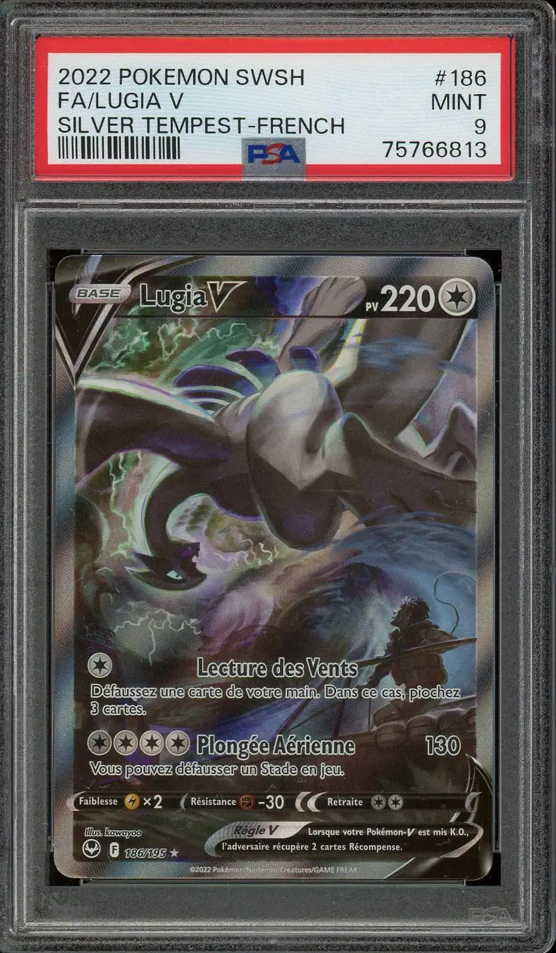 PSA 9 Lugia V