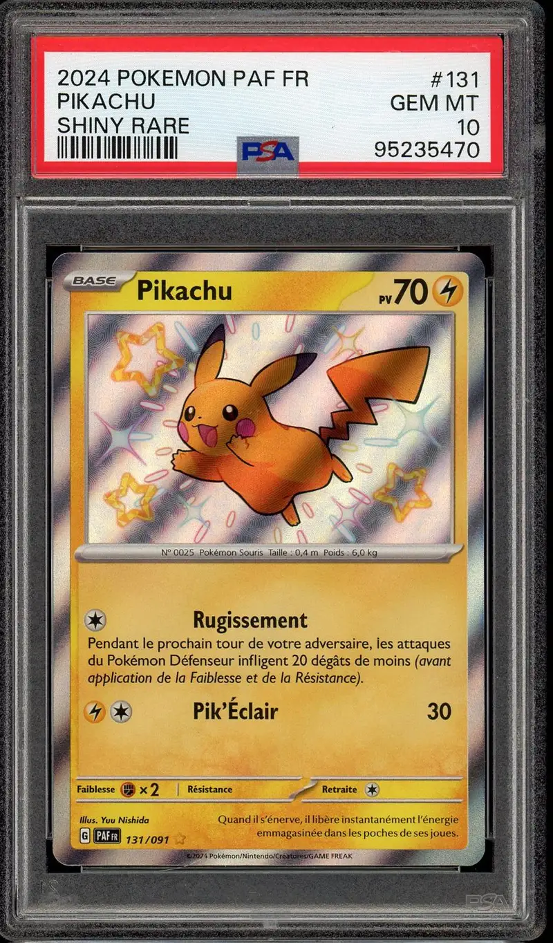 PSA 10 Pikachu Shiny