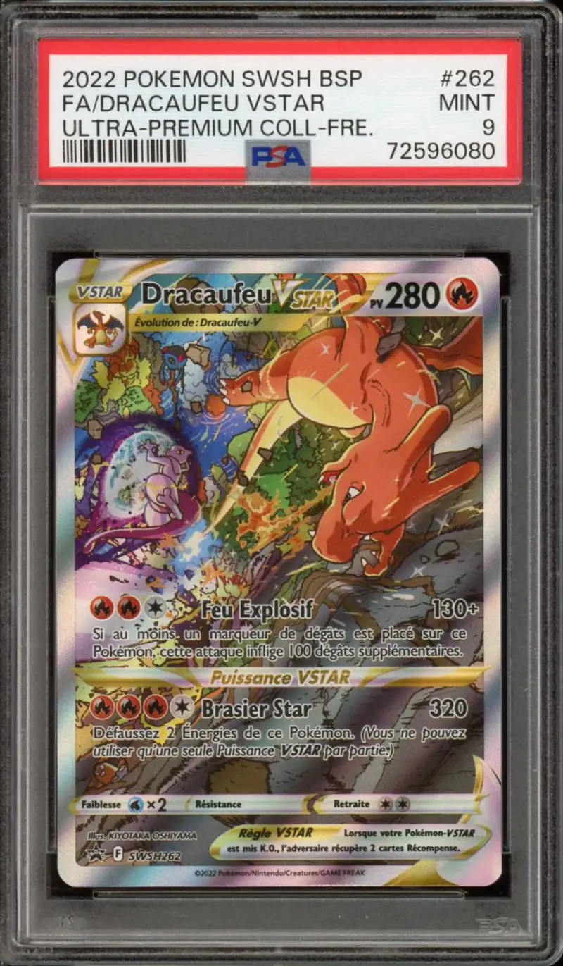 PSA 9 Dracaufeu VStar