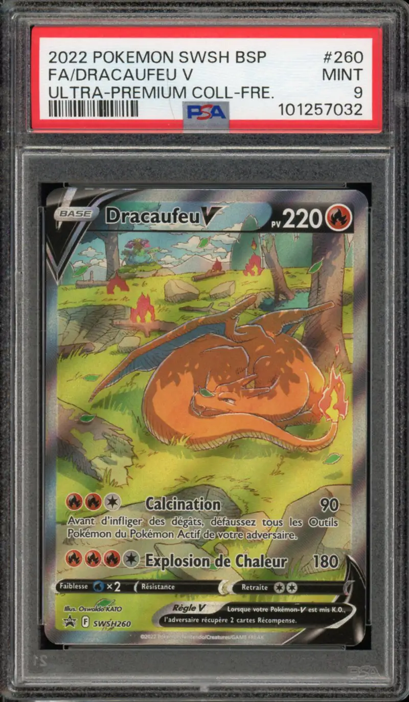 PSA 9 Dracaufeu V