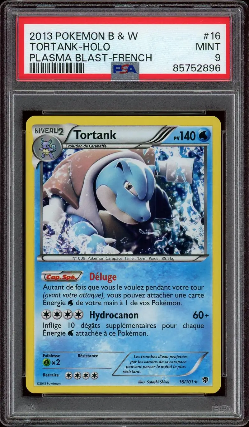 PSA 9 Tortank Holo
