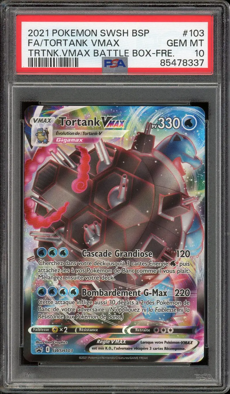PSA 10 Tortank VMax