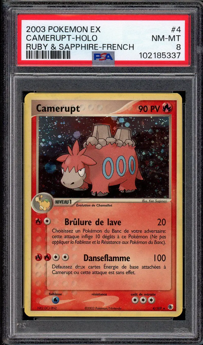 PSA 8 Camerupt Holo