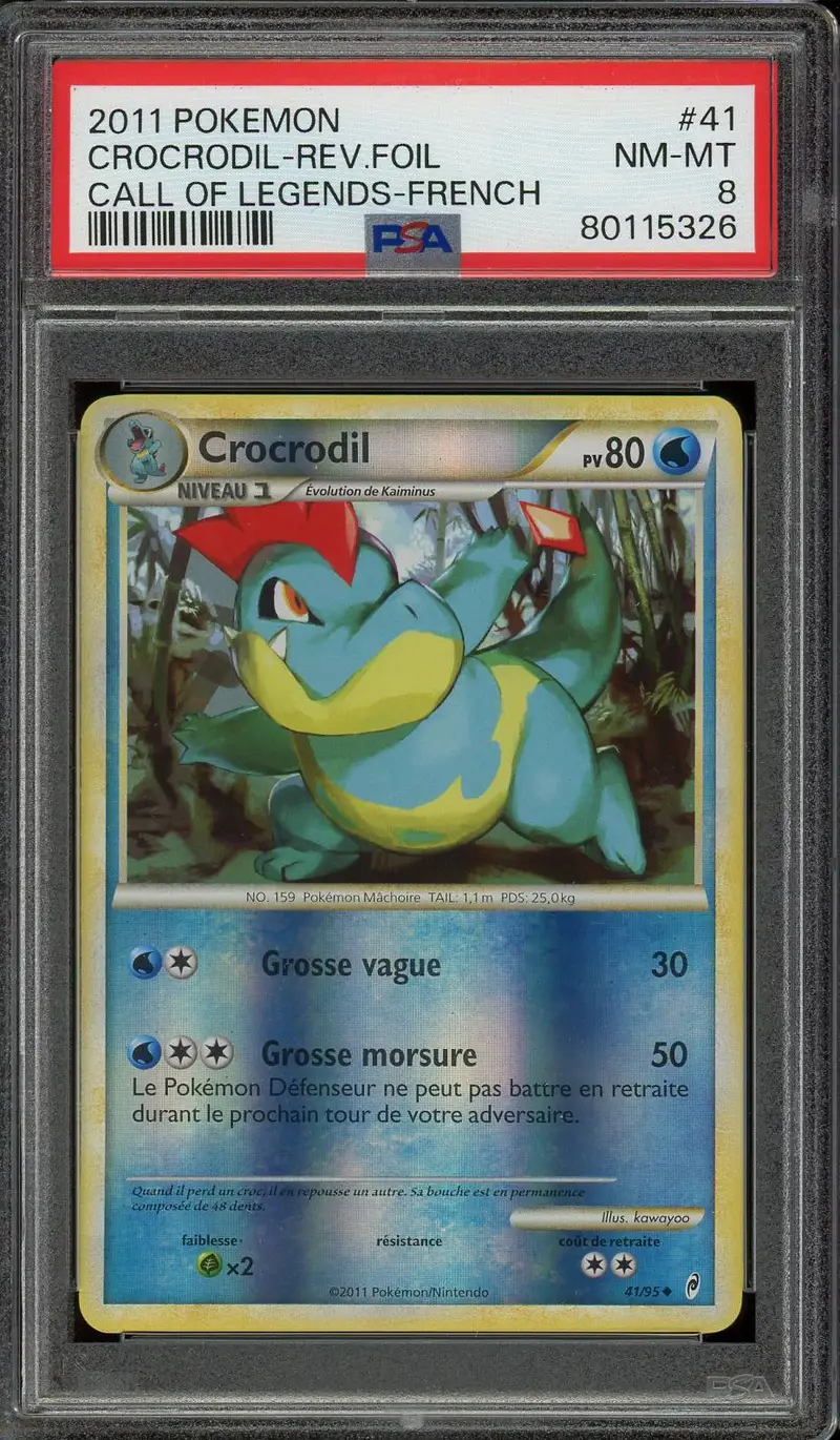 PSA 8 Crocrodil Reverse