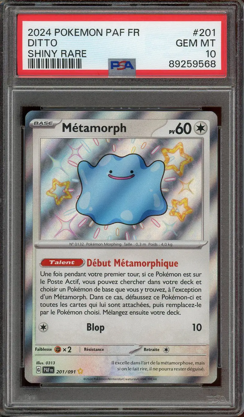 PSA 10 Métamorph Holo