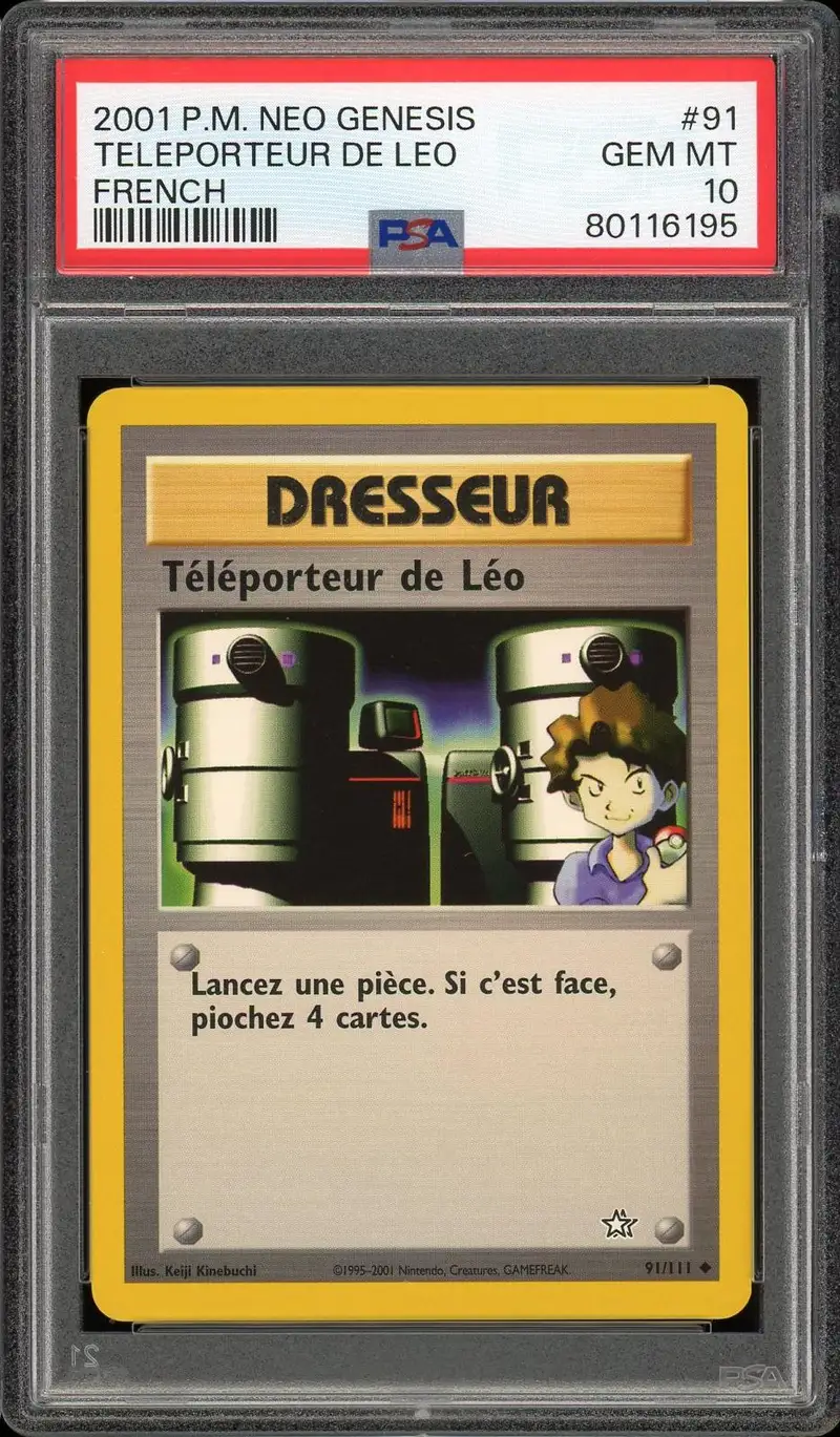 PSA 10 Téléporteur de Léo