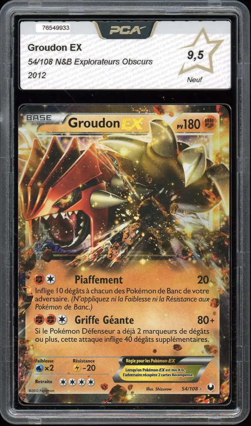 PCA 9.5 Groudon Ex