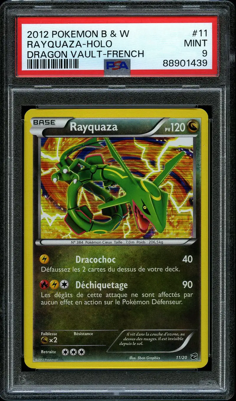 PSA 9 Rayquaza Holo
