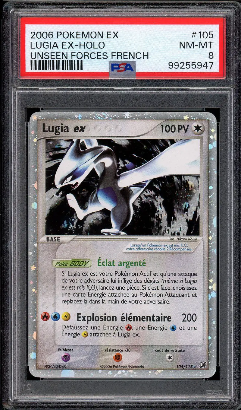 PSA 8 Lugia Ex