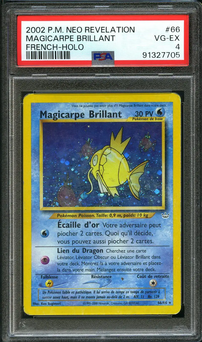 PSA 4 Magicarpe Brillant Holo