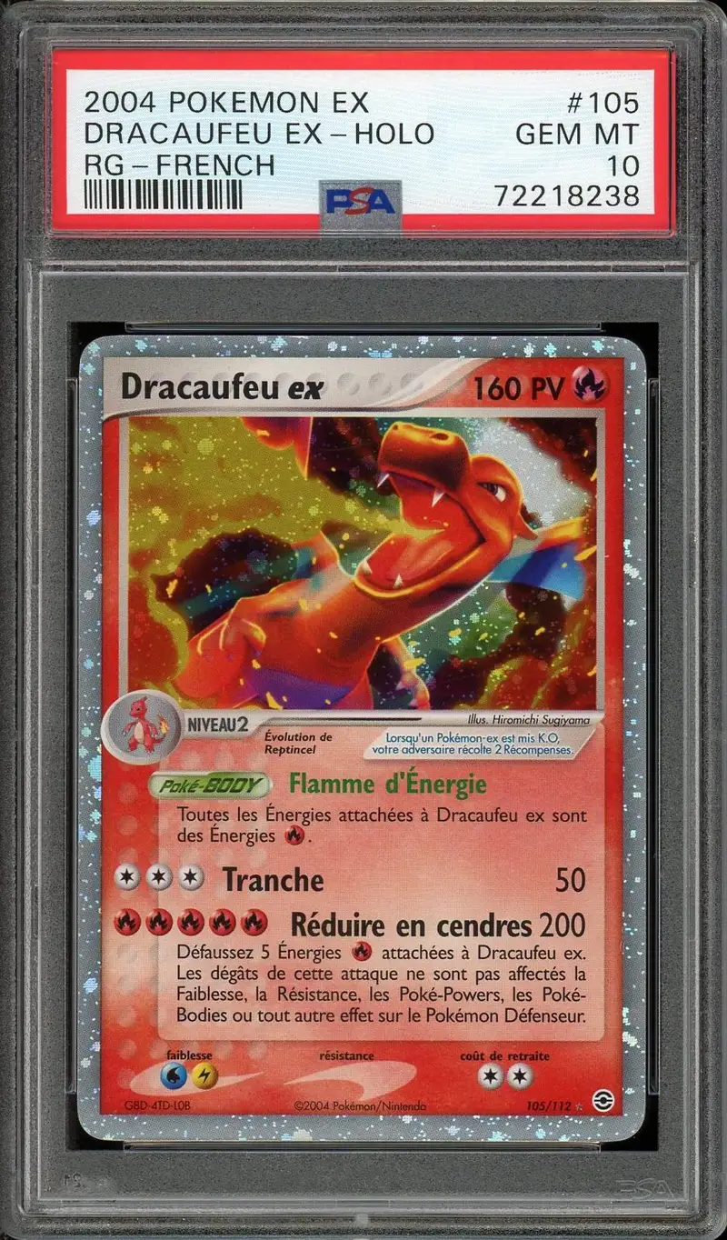 PSA 10 Dracaufeu Ex