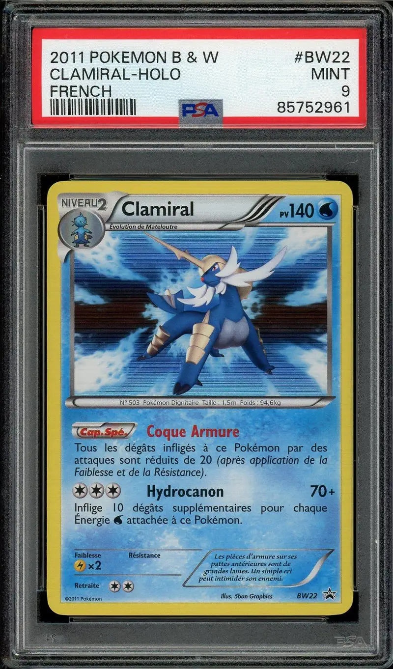 PSA 9 Clamiral Holo