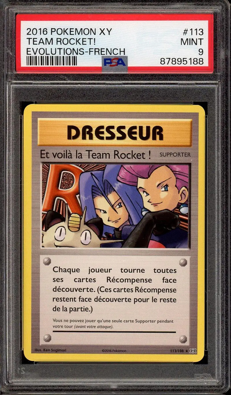 PSA 9 Et Voilà la Team Rocket !