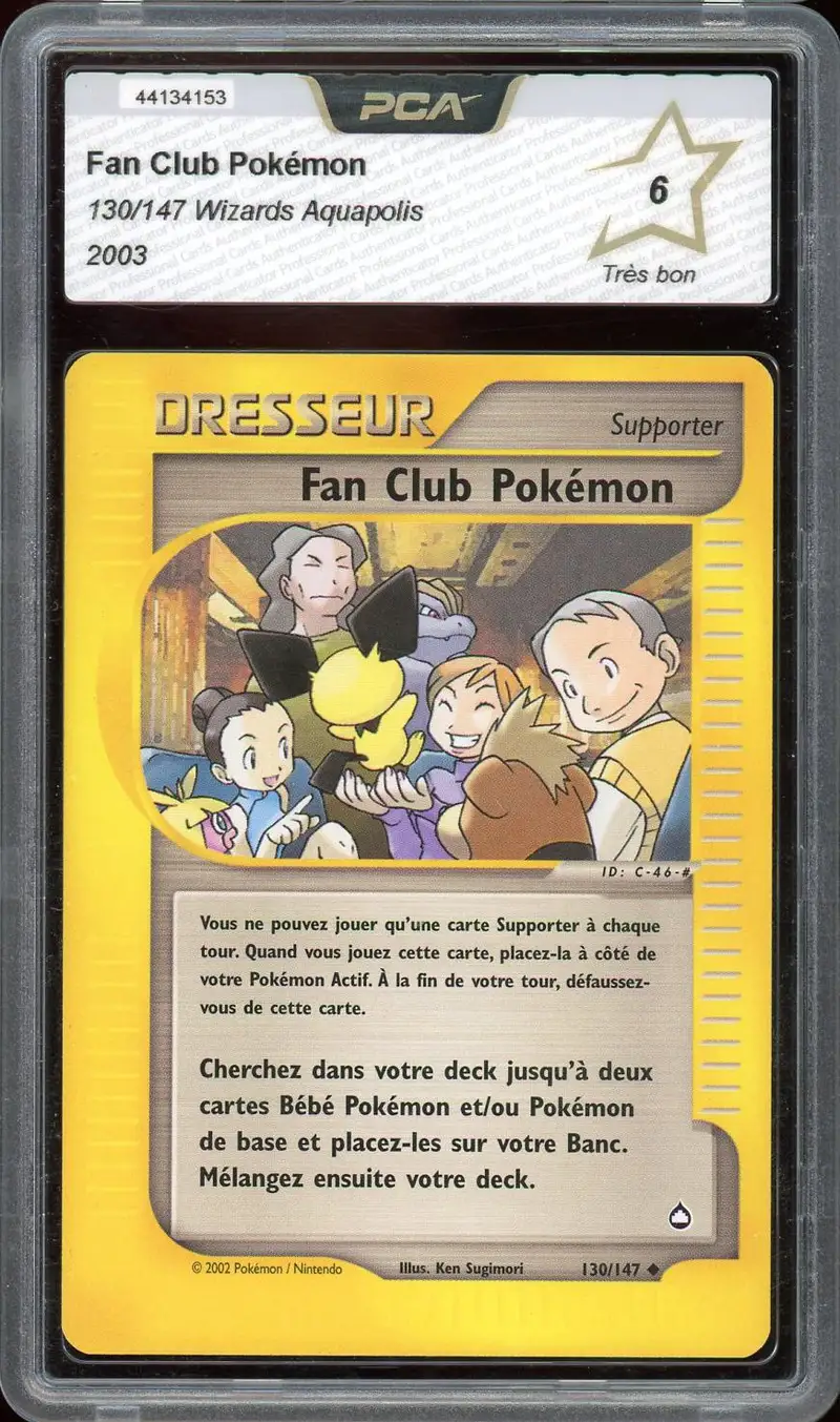 PCA 6 Fan Club Pokémon