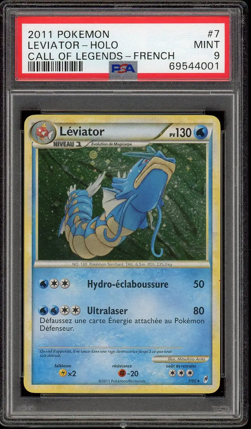 PSA 9 Léviator Holo