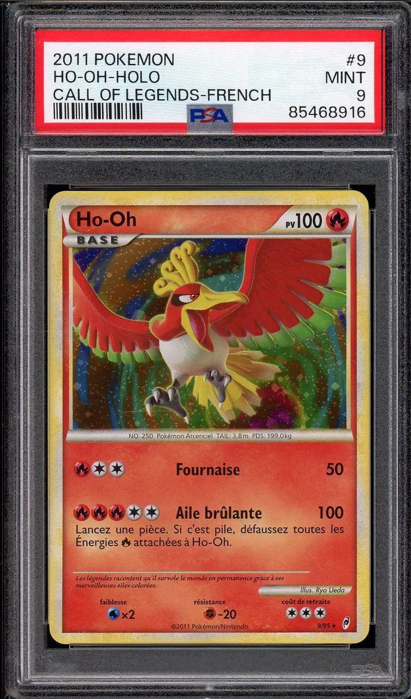 PSA 9 Ho-Oh Holo