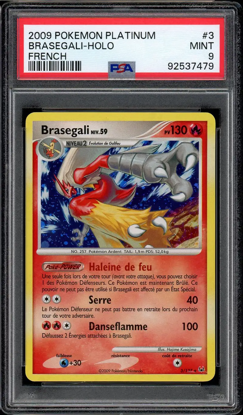 PSA 9 Brasegali Holo