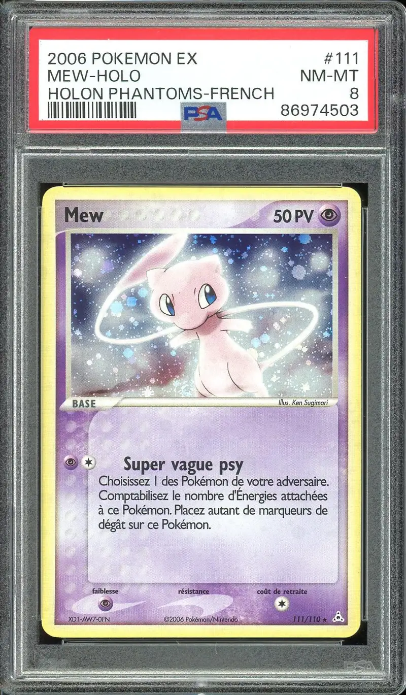 PSA 8 Mew Holo