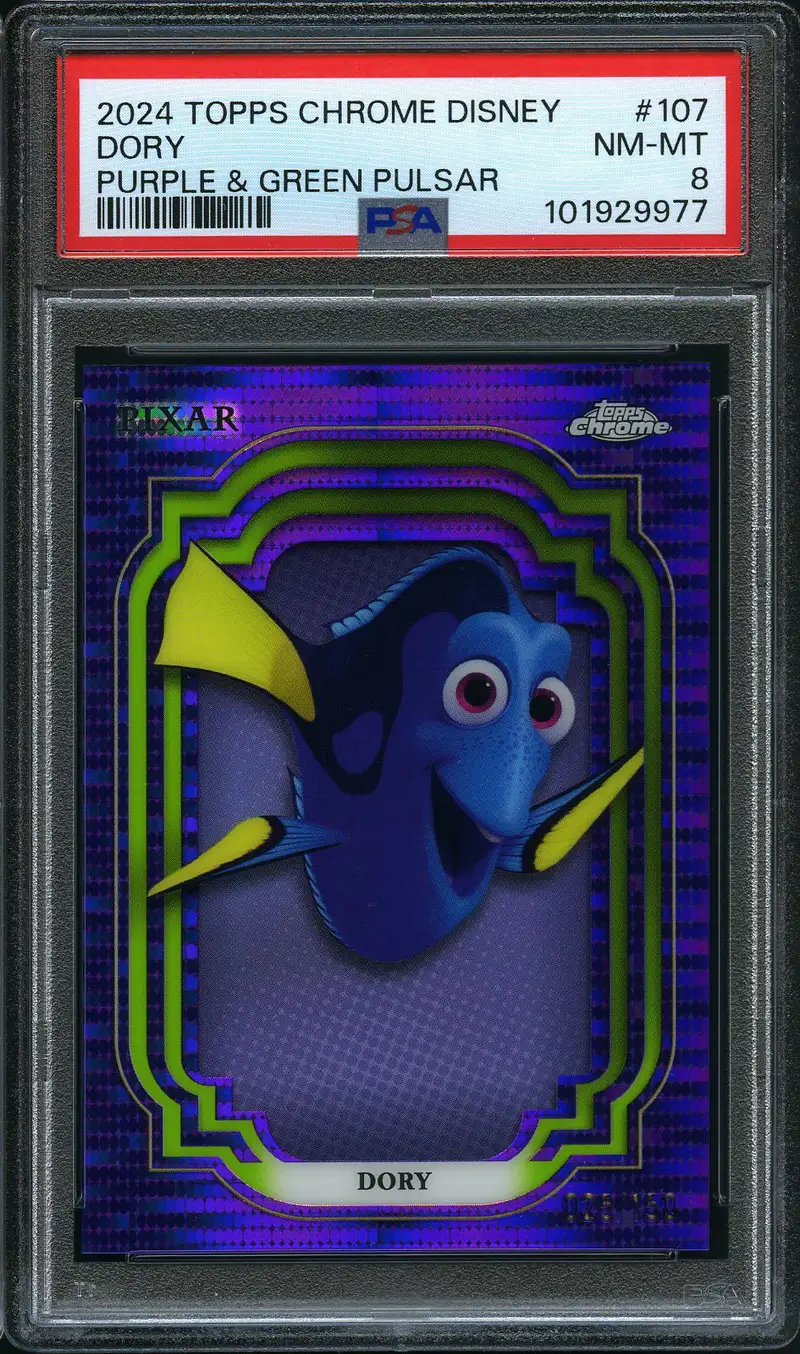 PSA 8 Dory Purple & Green Pulsar