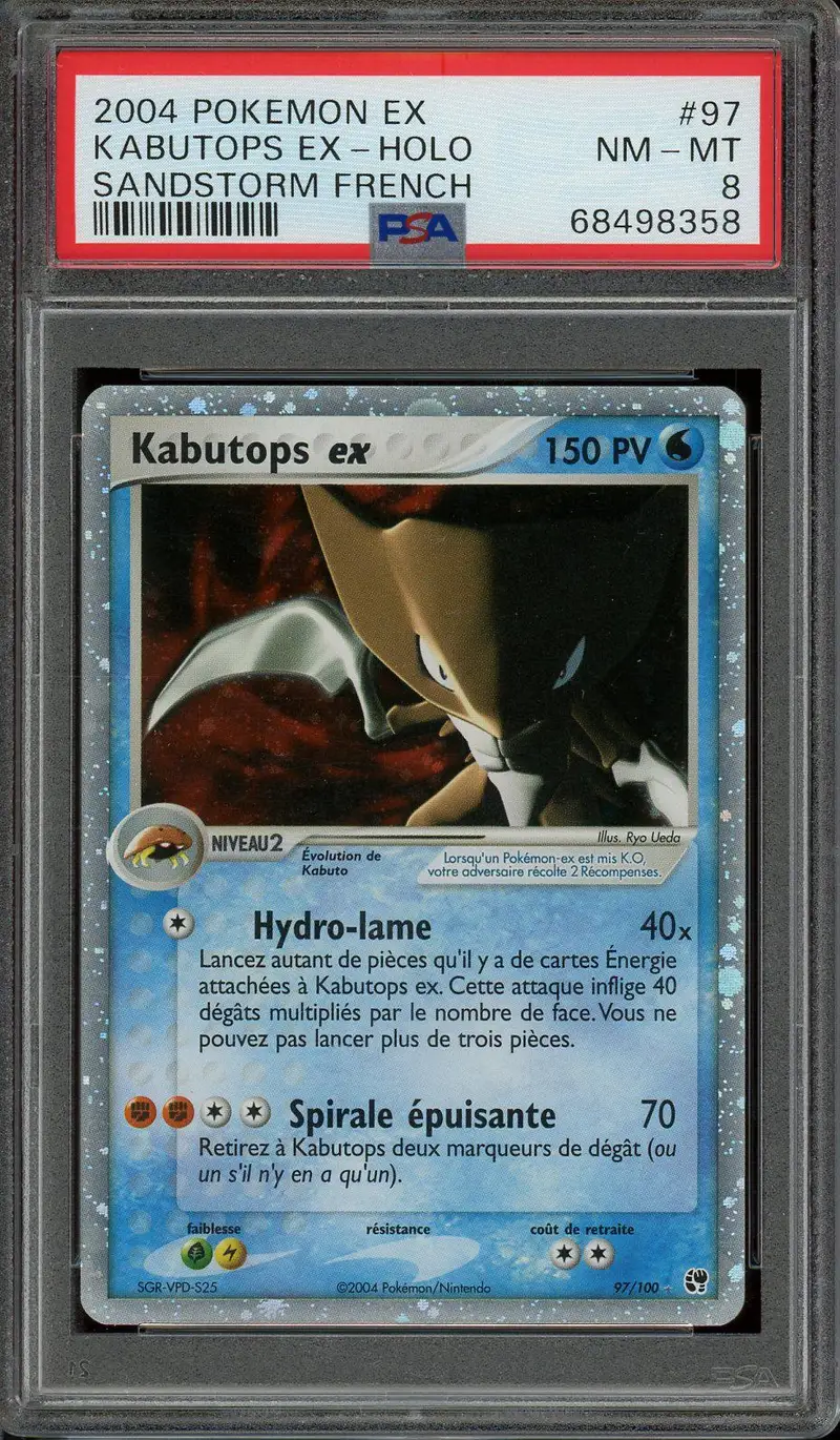 PSA 8 Kabutops Ex