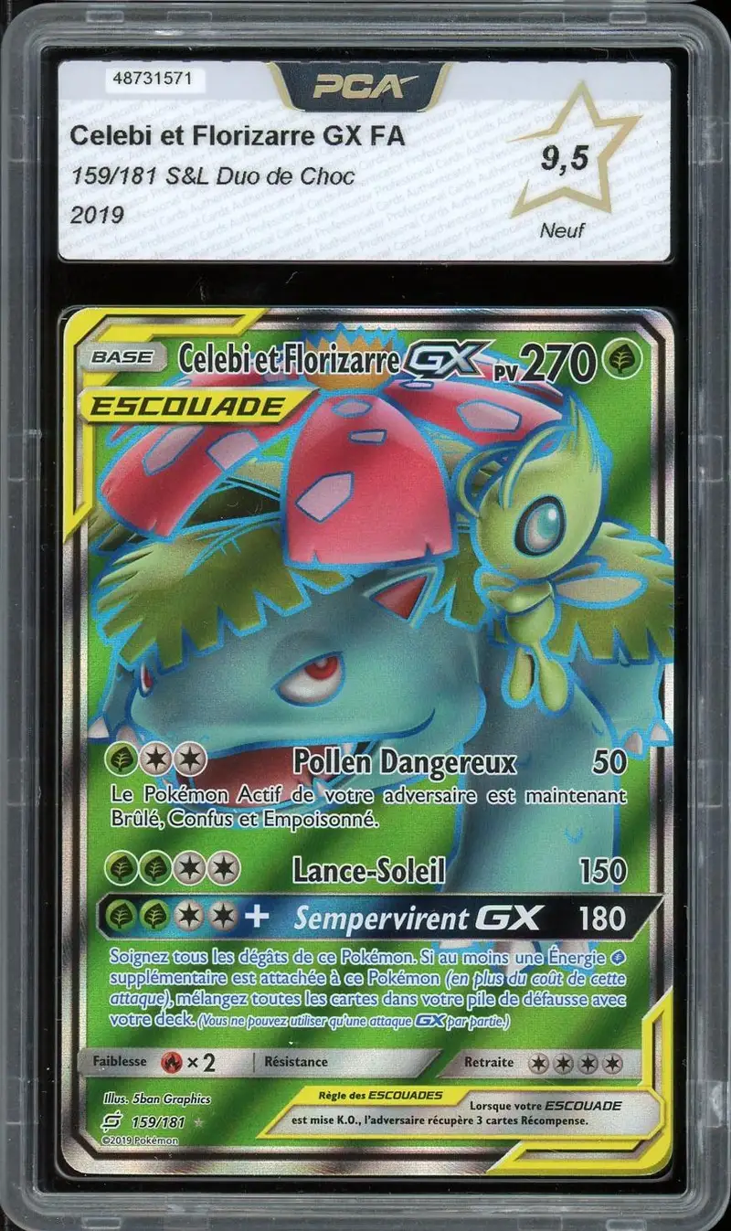 PCA 9.5 Celebi et Florizarre Gx