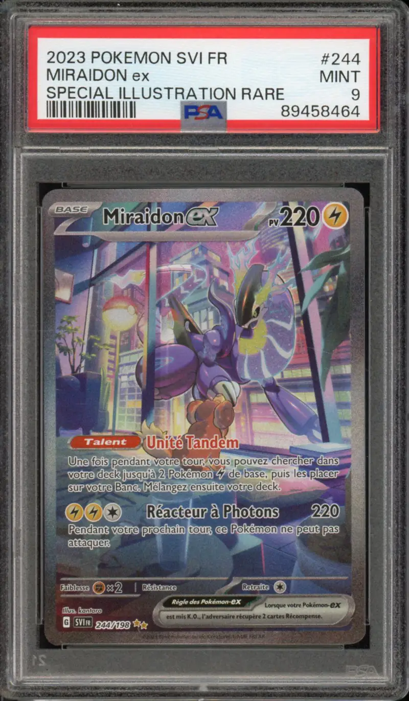 PSA 9 Miraidon Ex