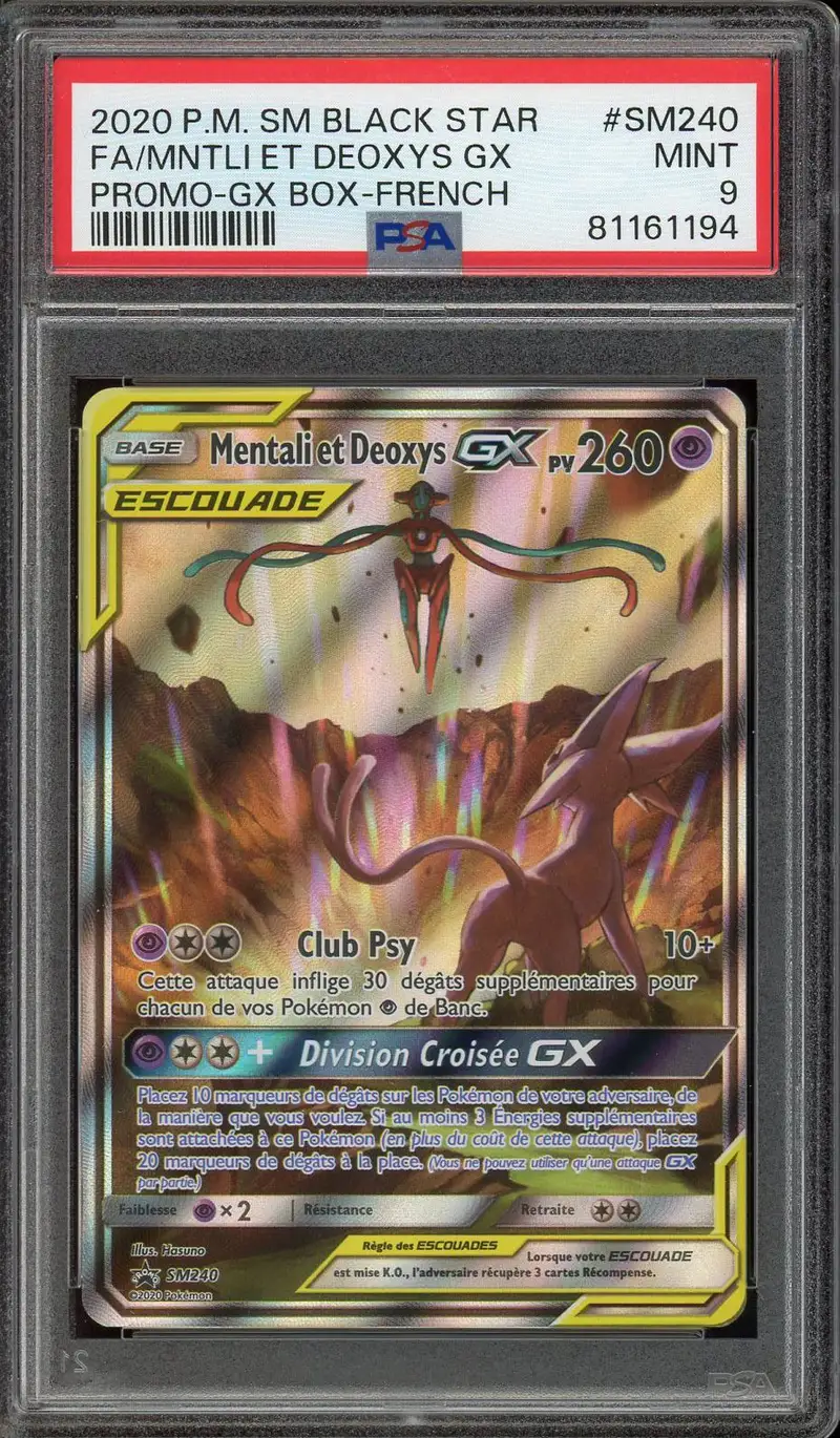 PSA 9 Mentali et Deoxys Gx