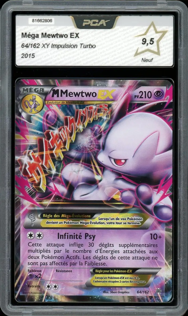 PCA 9.5 Méga Mewtwo Ex