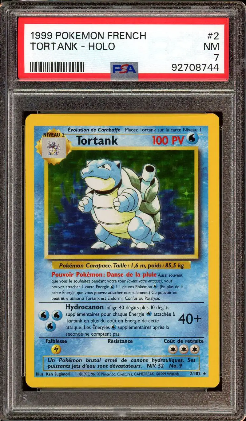 PSA 7 Tortank Holo