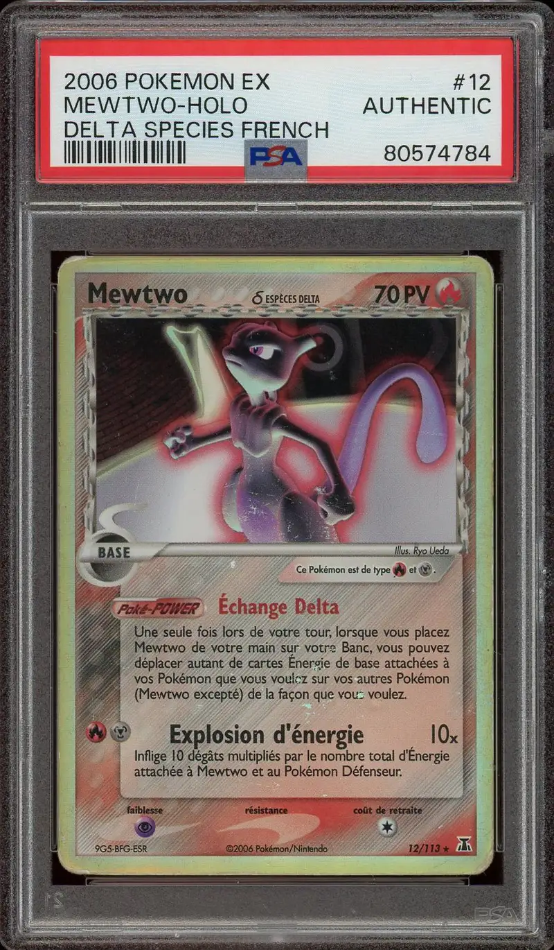 PSA A Mewtwo Holo