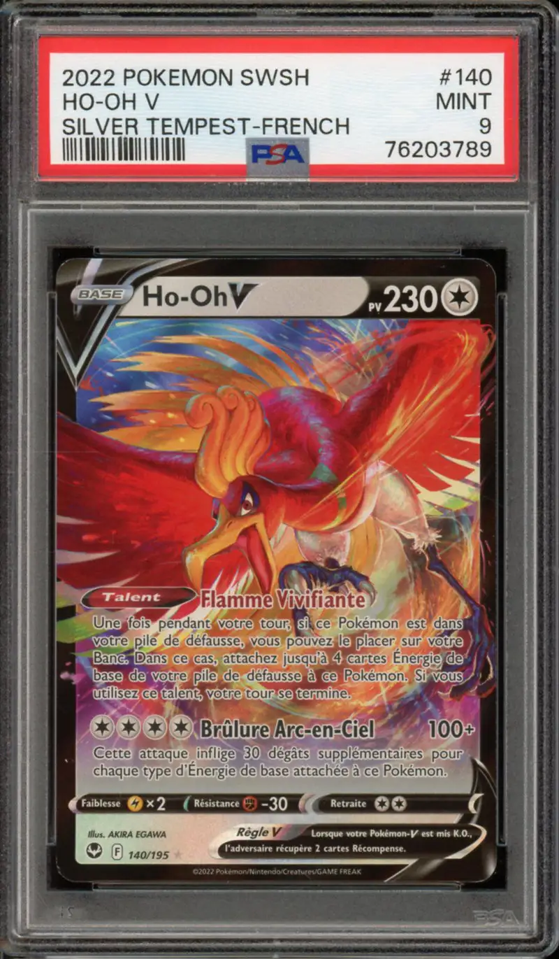 PSA 9 Ho-Oh V