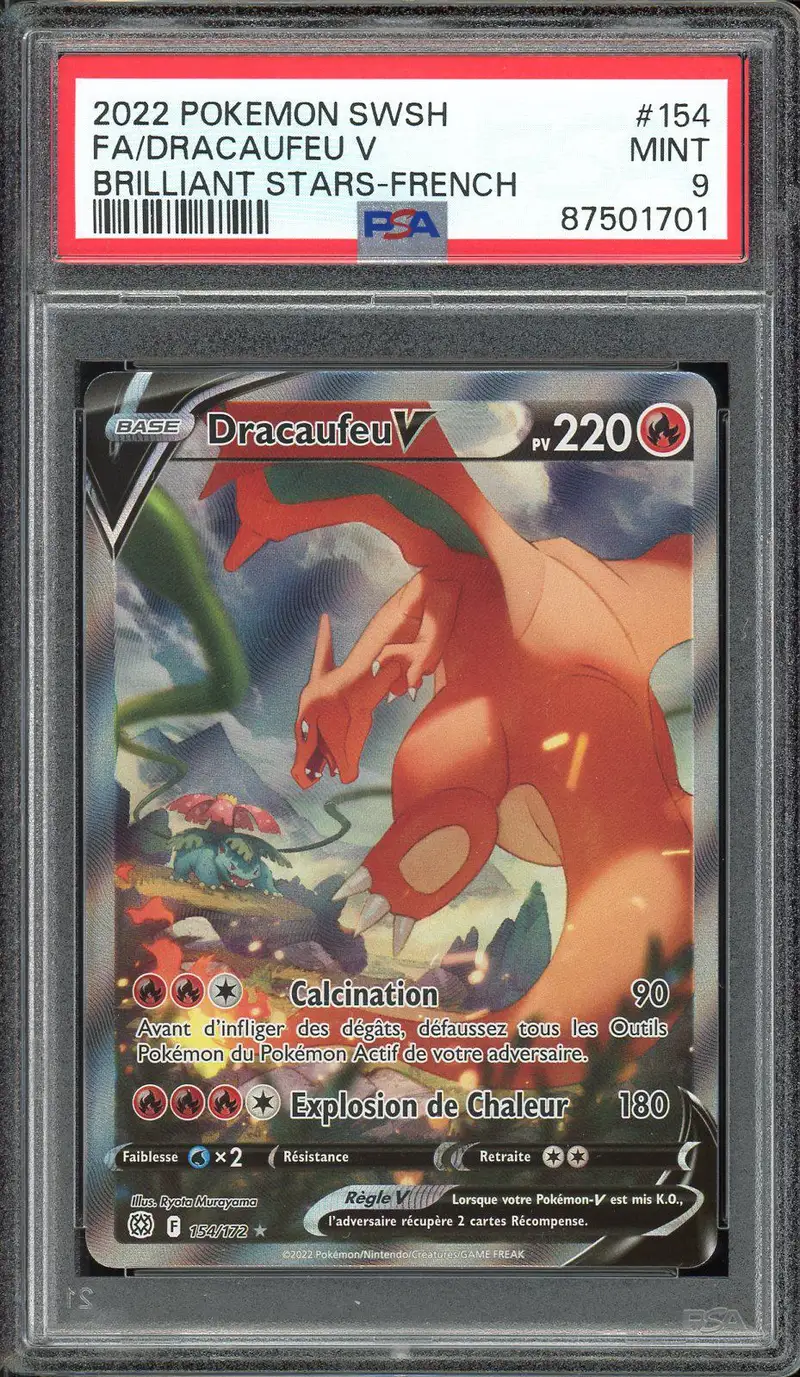 PSA 9 Dracaufeu V