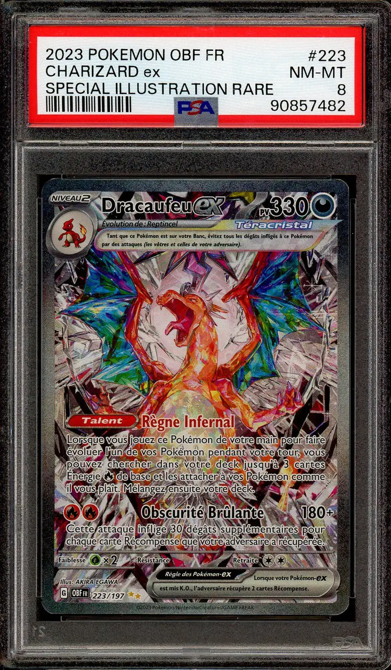 PSA 8 Dracaufeu Ex
