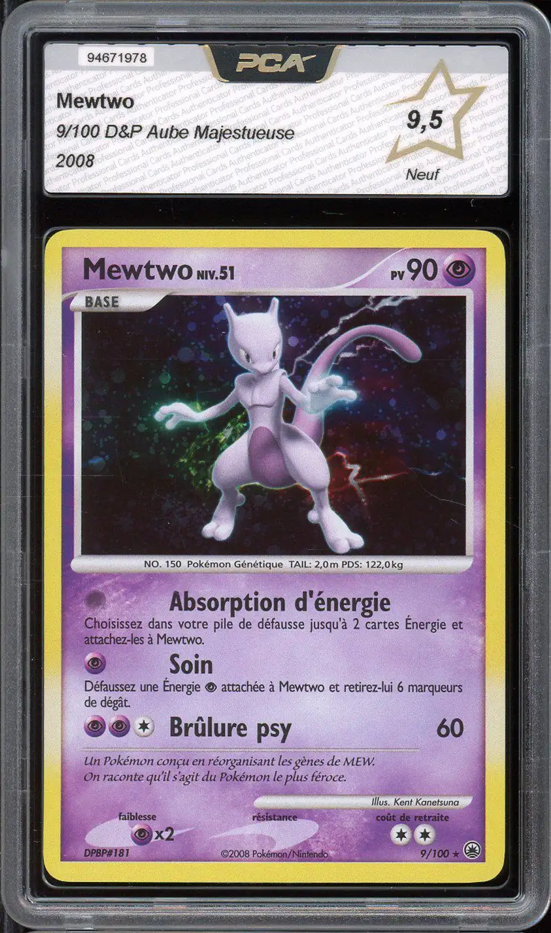 PCA 9.5 Mewtwo Holo